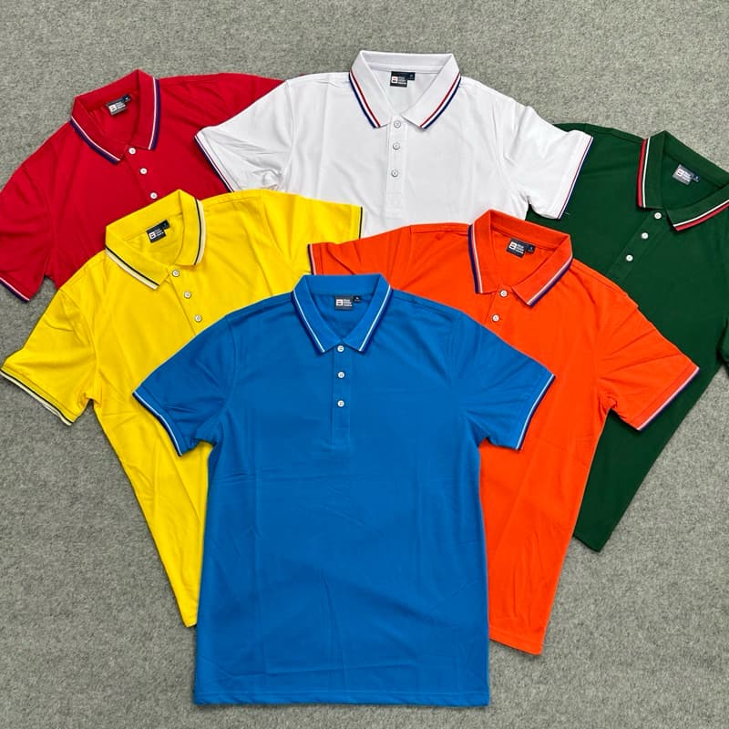 Gola Polo Masculina Piquet Básica 3 Botões