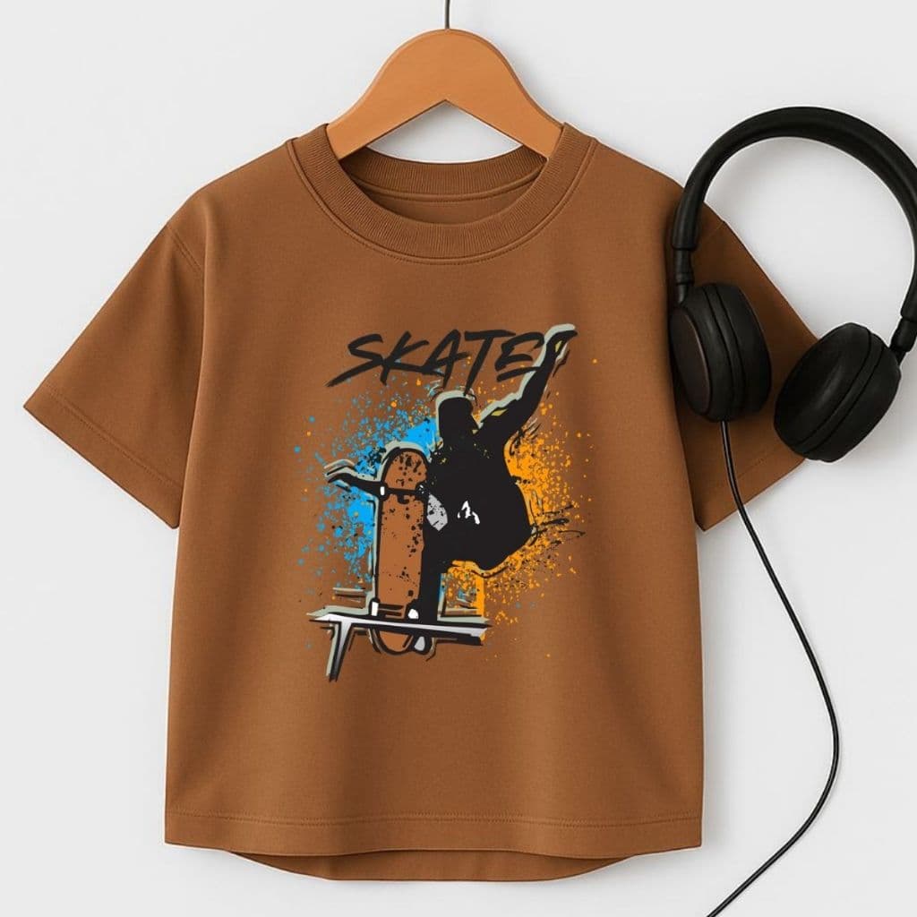 Blusa Menino Manga Curta Camiseta Oversized 100% Algodão Infantil Juvenil Promoção 4 ao 16 Lançamento Skate