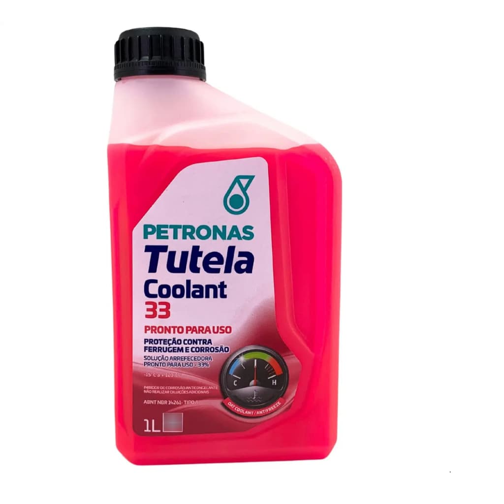 Aditivo para Radiador Petronas Tutela Coolant 33 Rosa Pronto para Uso 1L