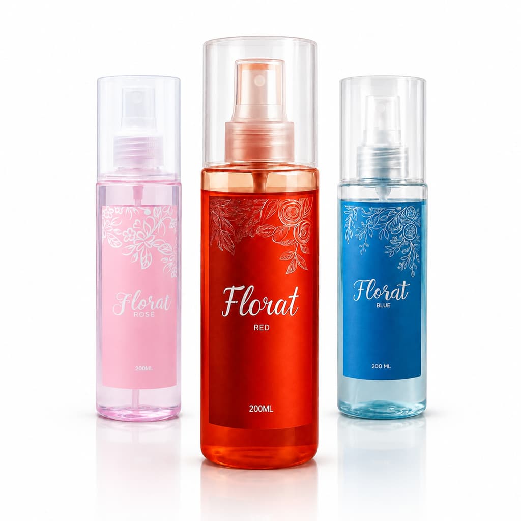 Kit Buquê de Flores Body Splash Floratta Red + Rose + Blue 200ml | Perfumes Florais • Alta Fixação