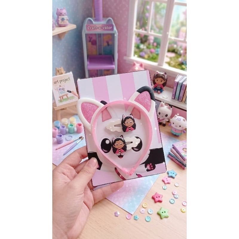 Tiara Gabby | Tiara pandy | Tiara orelha Gabby