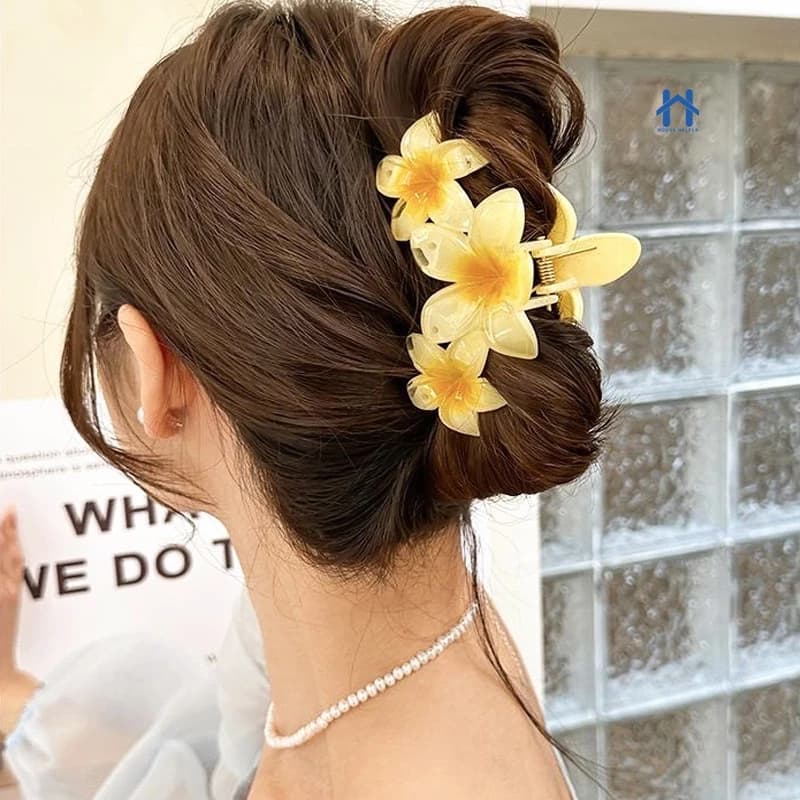 3PCS Grampo Cabelo Flor Presilha, Piranha Grande Medindo 10cm Elegante Para Toda Hora Envio Imediato presilha de cabelo