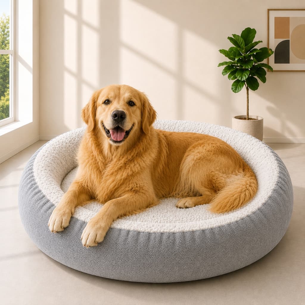 Cama Pet Sherpa Macia e Quente Antiestresse para Gatos e Cachorros Vários Tamanhos