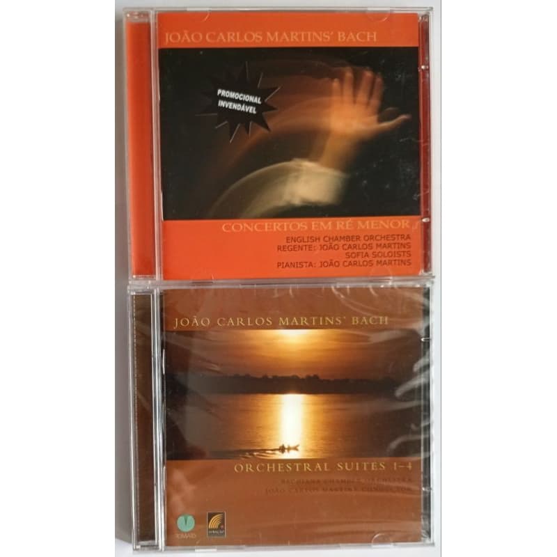 CDs: João Carlos Martins - Concertos em ré menor e Orchestral suítes 1-4 (2 cds)
