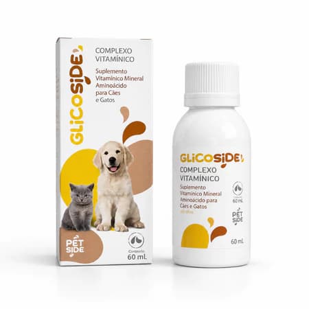Glicoside Suplemento Aumenta Apetite Energia Em Cães Gatos 60ml - Recuperação Em Pets