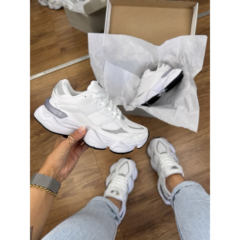 Tênis Casual 9060 Feminino Confortavel Estiloso Dia a Dia - Envio Imediato