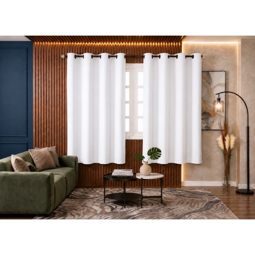 Cortina Blackout PVC 2,80m x 1,60m para Sala e Quarto Corta Luz