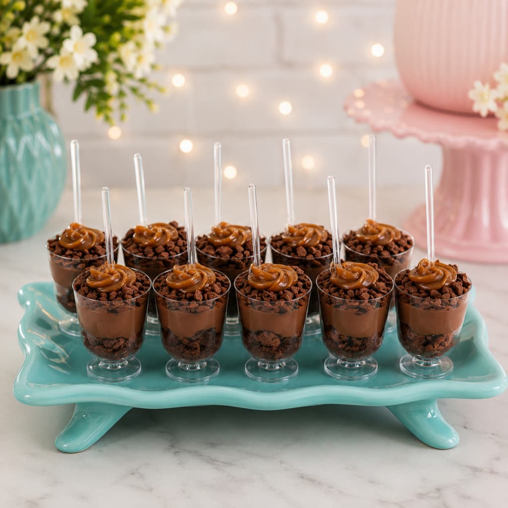 Mini Tacinha 30ml Kit 50/100/150/200/300 Colher Acrílico Brigadeiro Festa Aniversário Sobremesa Doce