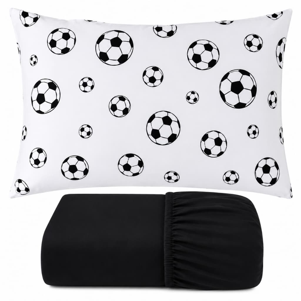 Jogo de Lençol Solteiro Juvenil Infantil Menino 2 peças Lençol Elastico com Fronha