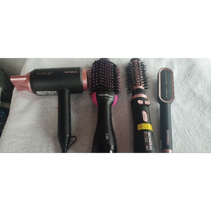 Completo para Cabelos: Secador + Escova Secadora + Rotativa + Alisadora | Semi Novos