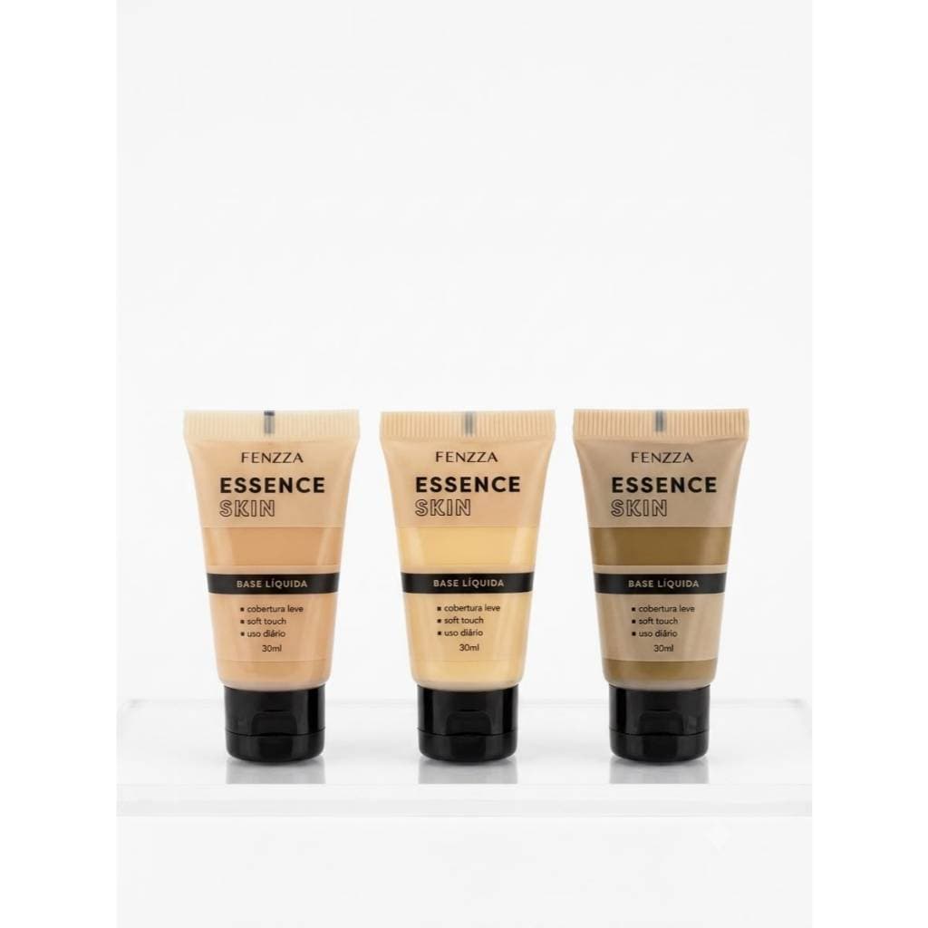 Base Liquida Essence Skin Alta Pigmentação E Efeito Matte - Fenzza