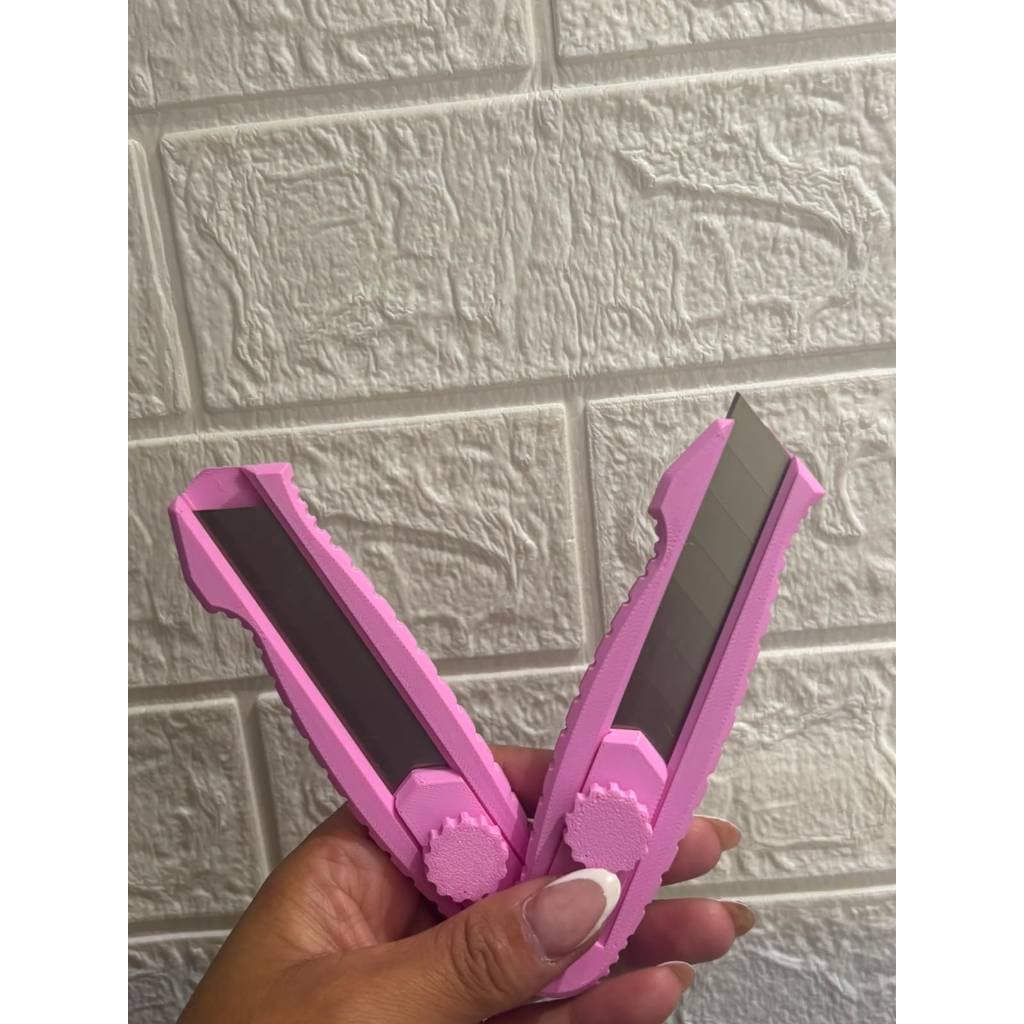 Estilete/impressão3d/abridor de lata/Passante de agenda/cores candy/Personalizados/Praticidade na papelaria