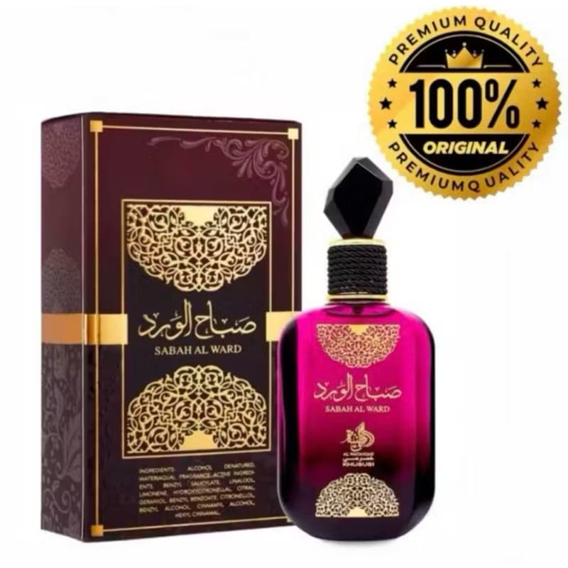 Perfume Árabe Sabah Al Ward Eau De Parfum 100 ML ORIGINAL