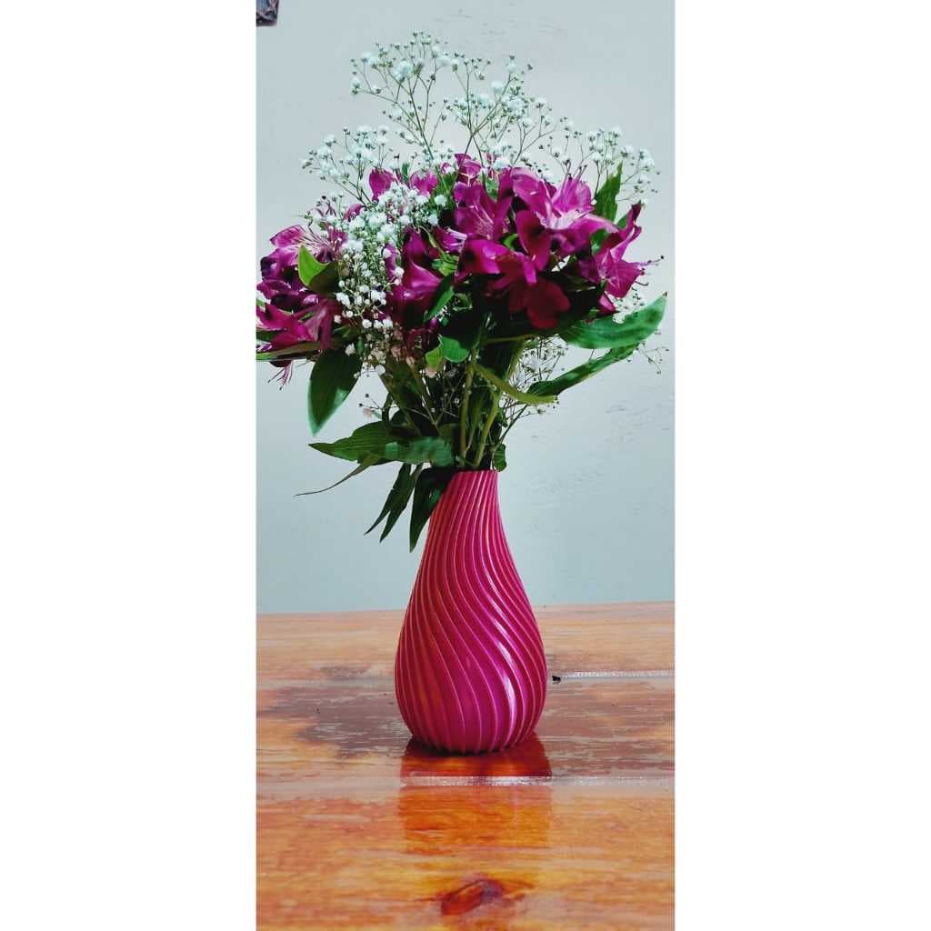 Vaso Decorativo Impresso em 3D Reforçado 17cm | Design Moderno