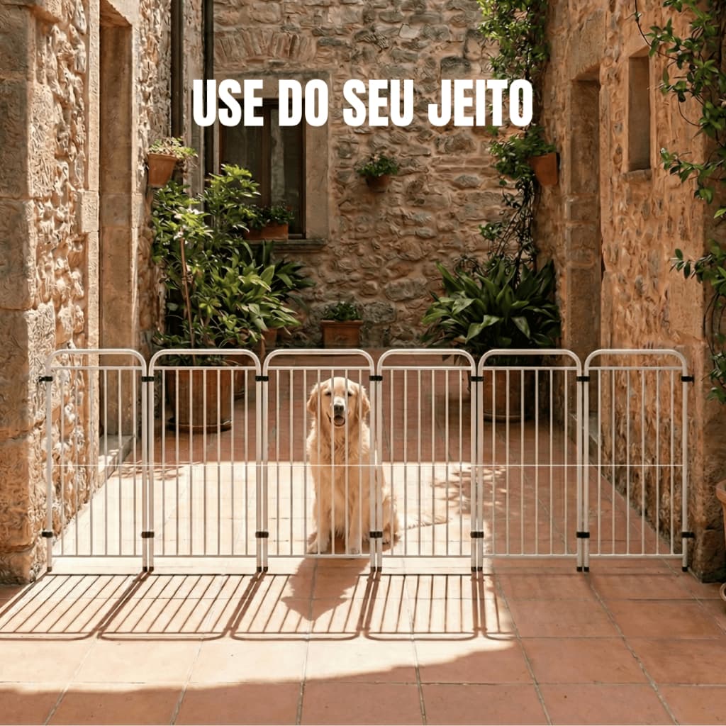 Portão Pet Dobrável Modular para Dividir Ambientes