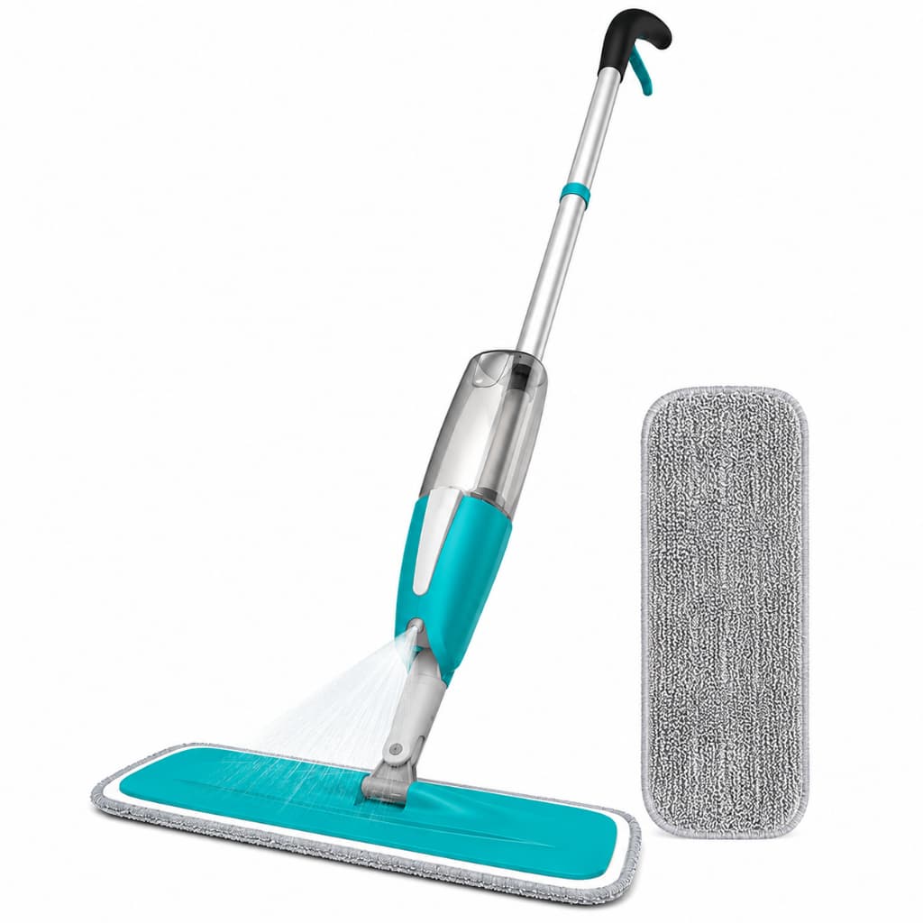 Mop Spray Reservatório Esfregão Rodo Spray Vassoura Mágica