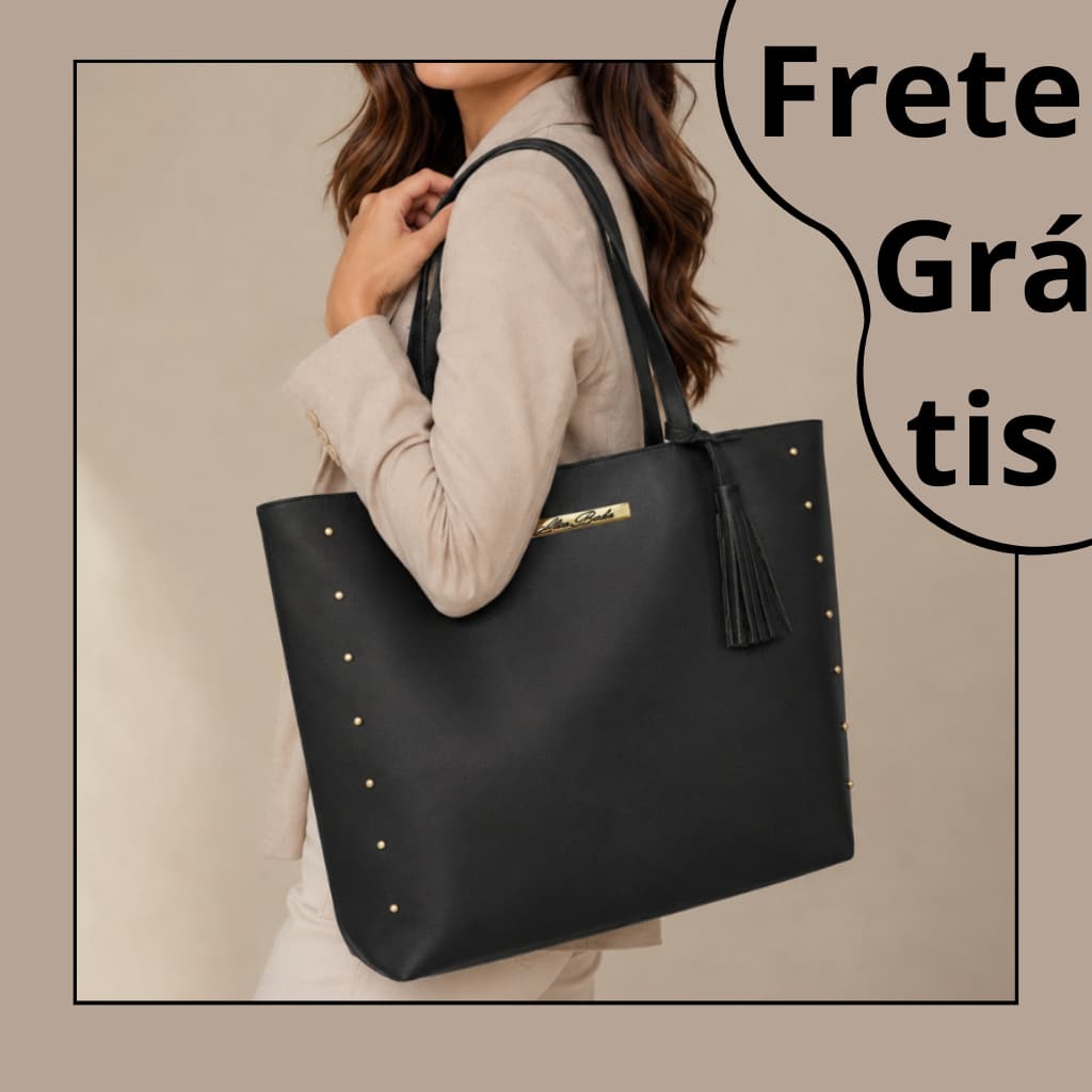 Shopper Bolsa Feminina Tote Tendência Ombro Alça Dupla Blogueira Maxi Bag Hobo Transversal Fashion