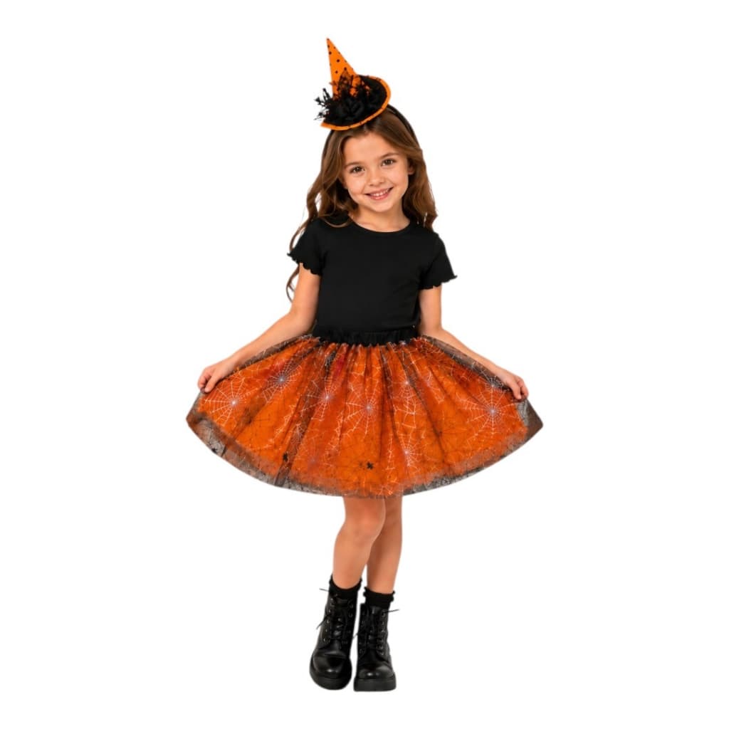 Fantasia Halloween infantil saia 30 cm