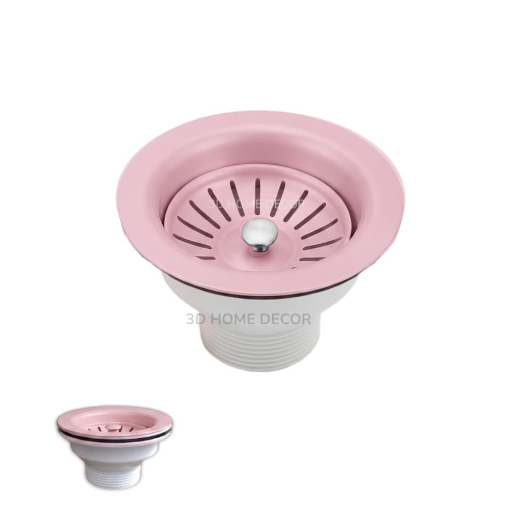 Válvula Pia Americana Rosa 3.1/2 Metal Válvula Pia Cozinha Rosa Pia Americana