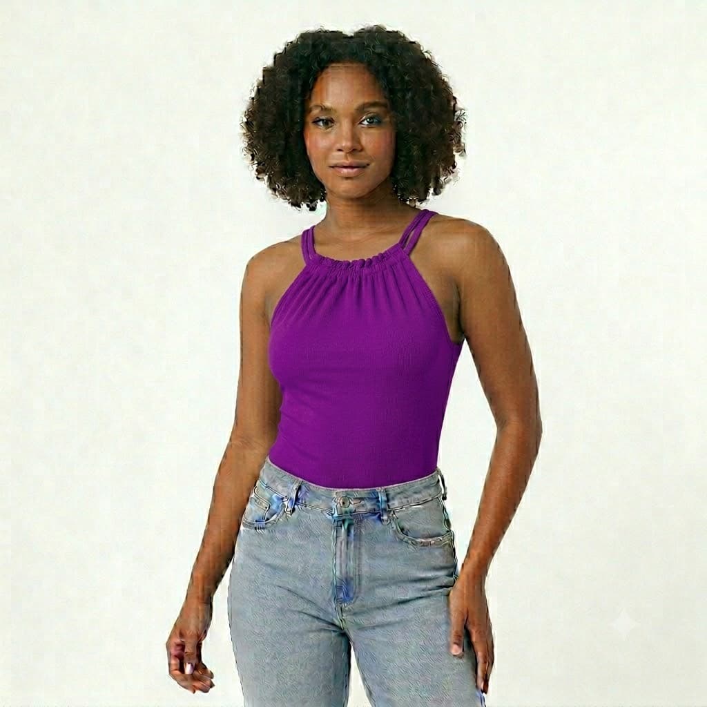 Bori Body Feminino blusinha Sem Manga Varias Cores
