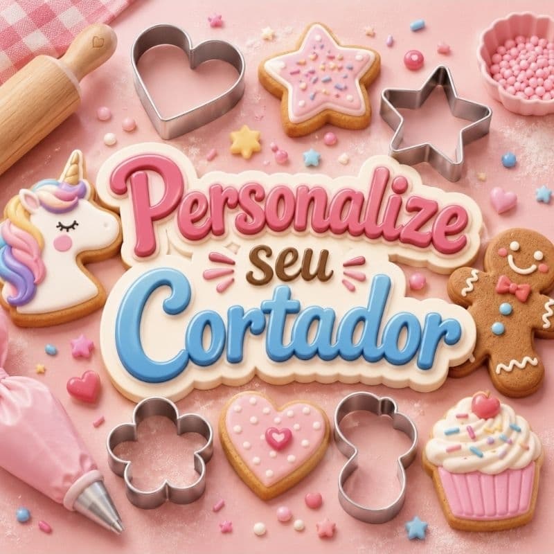 PERSONALIZE SEU CORTADOR QUALQUER TEMA/PERSONAGEM/NOME (LEIA A DESCRIÇÃO ⬇️)