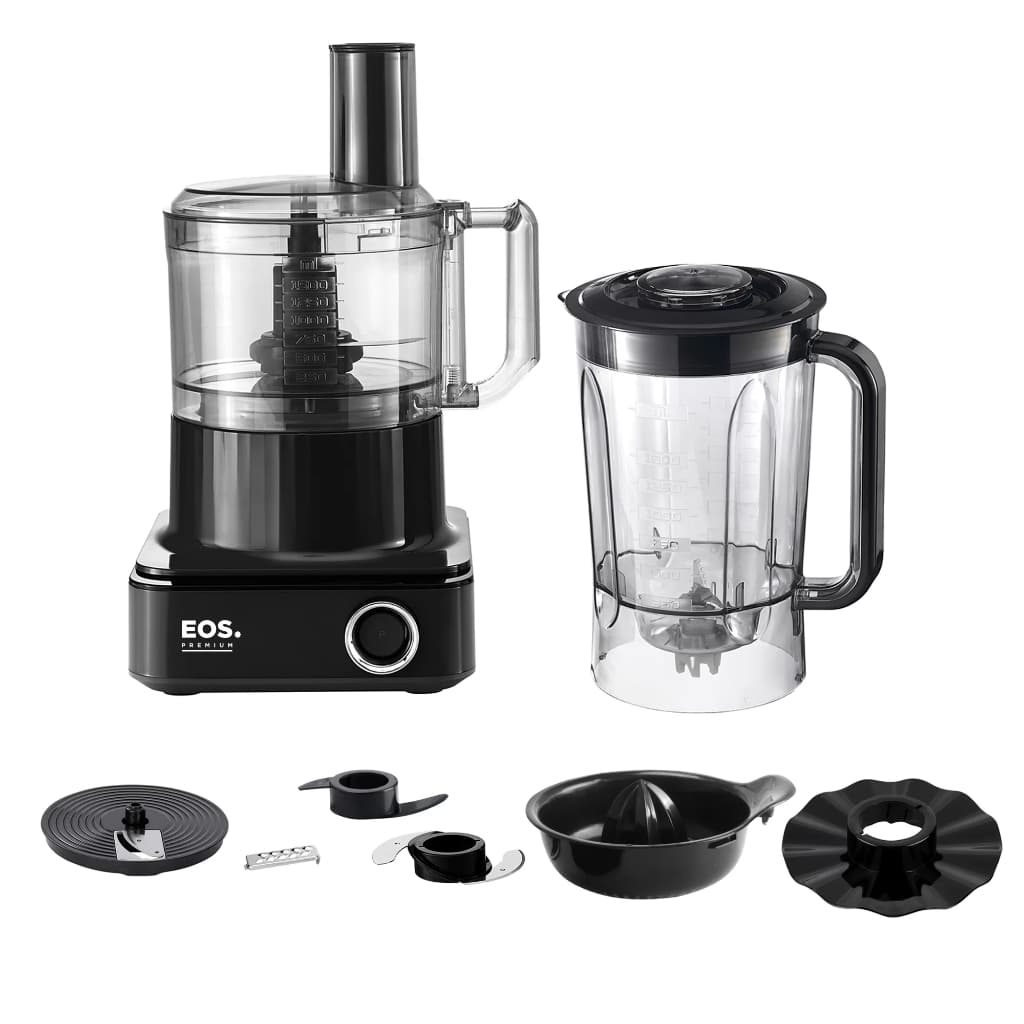 Processador de Alimentos EOS 7 em 1 Inox Preto EPS03P 127V