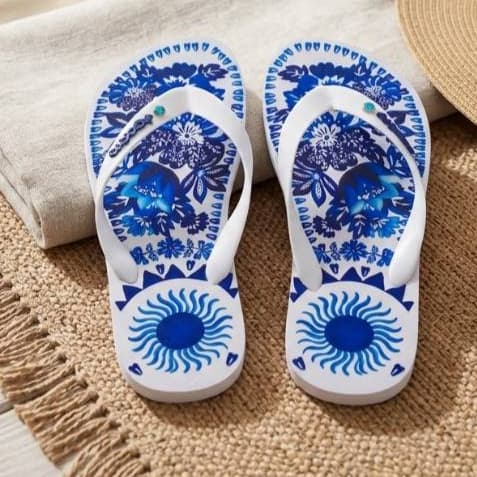 Chinelo Feminino Amorêvo Leve Macio Confortável Praia Verão Casual Antiderrapante Tradicional