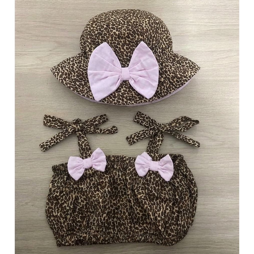 Conjunto Infantil Oncinha com Chapéu