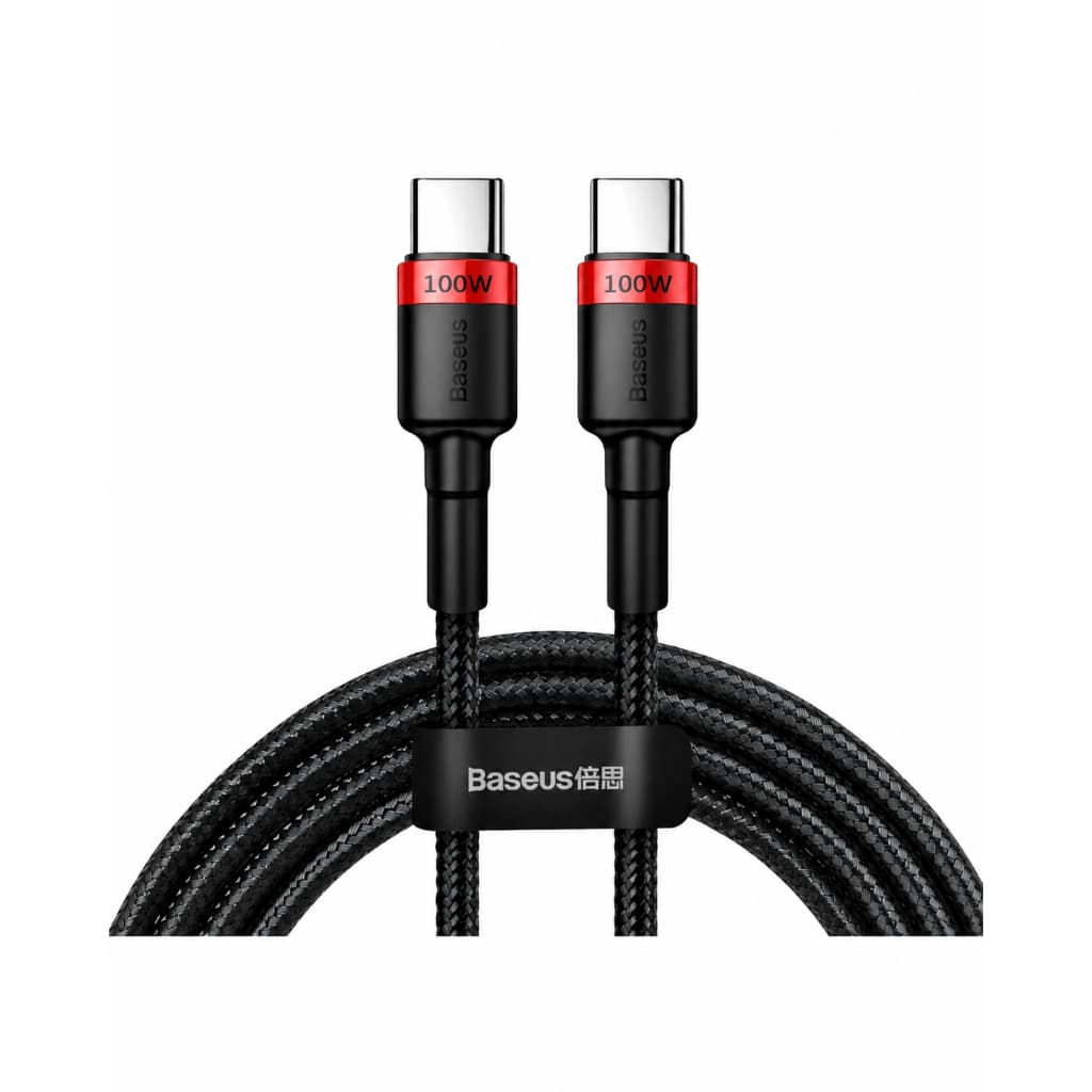 Cabo Baseus 2 Metros Tipo C/c 20v 100w 5a Fast Charging Data