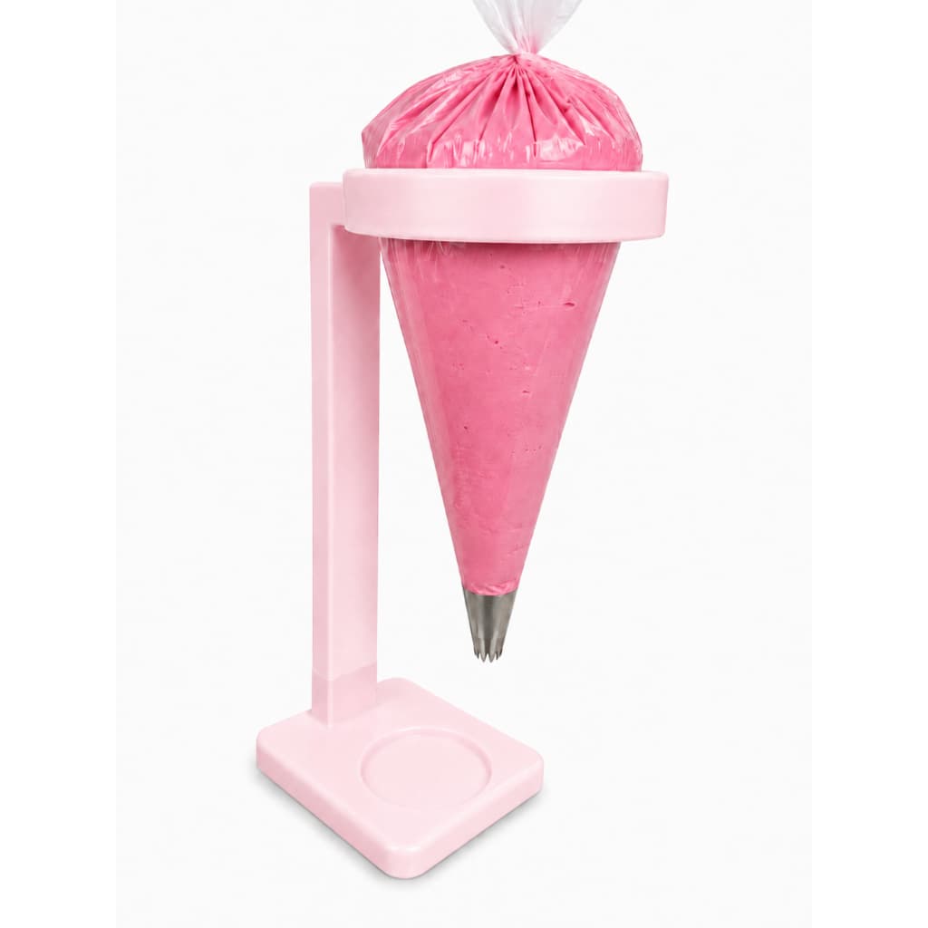 Suporte para Saco de Confeitar Rosa – Organizador para Confeitaria | Impressão 3D