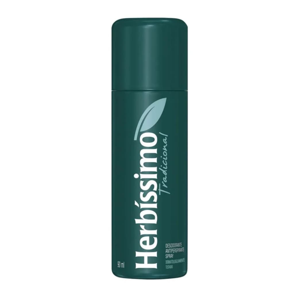 Desodorante Antiperspirante Spray Herbíssimo Tradicional 90ml Proteção Absoluta
