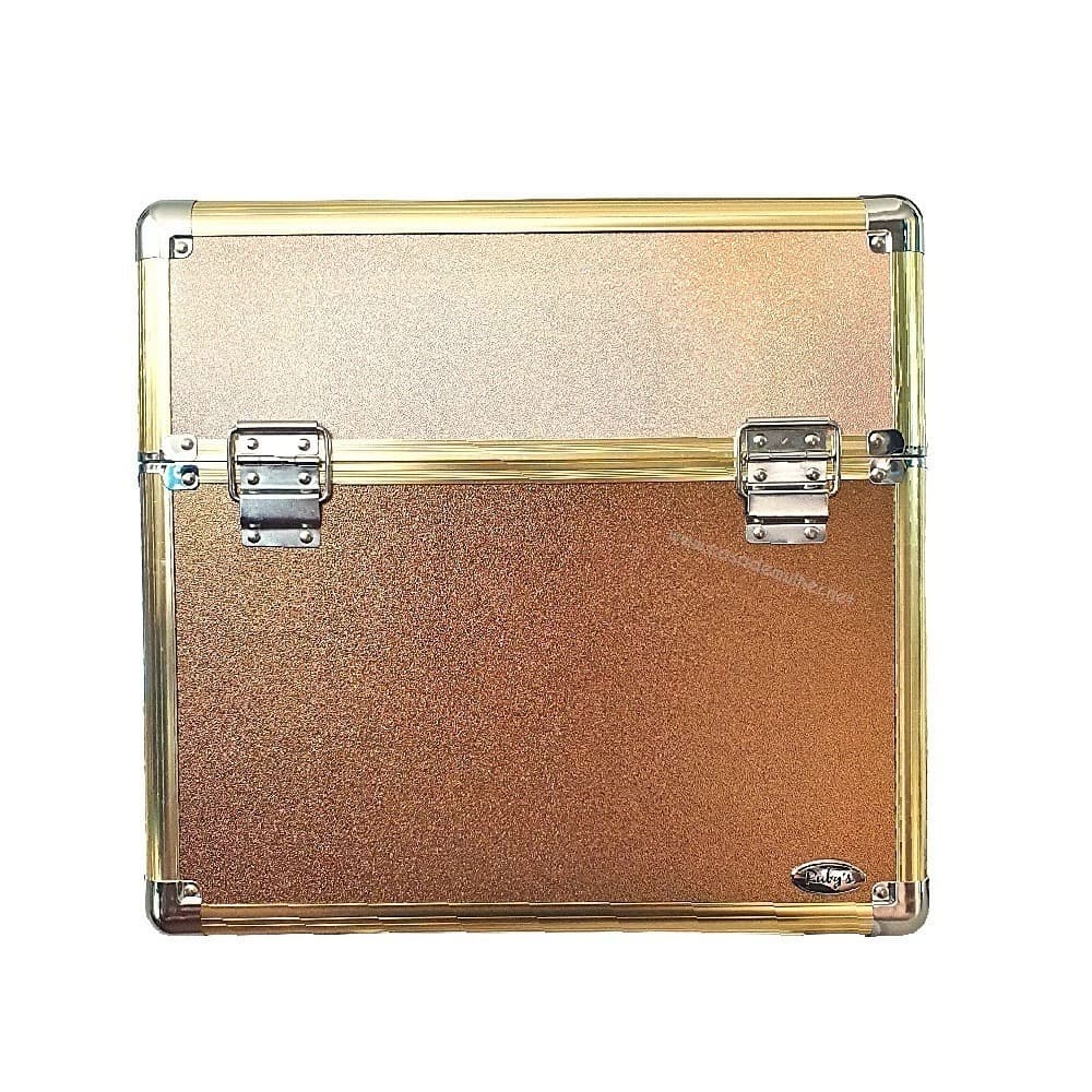 Maleta Grande P Maquiagem Acessórios Ruby's FS1182CD Dourada