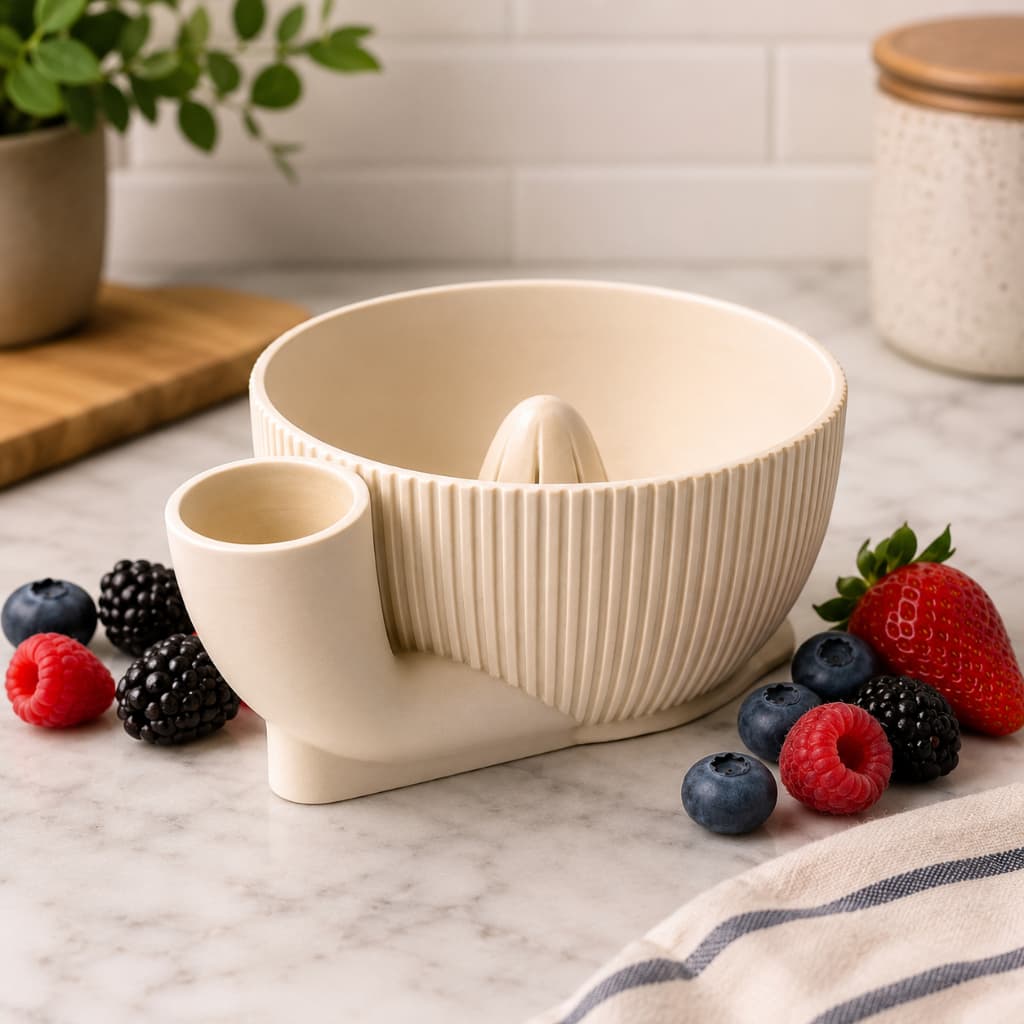 Espremedor de Frutas 2 em 1 com Lavador Berry Fruit Vortex