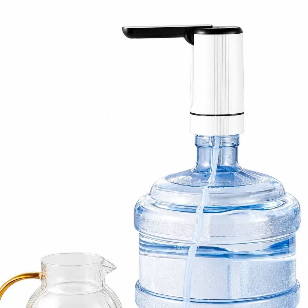 Bomba de Água Elétrica Recarregável USB para Galão de 5L a 20L - Automática e Portátil