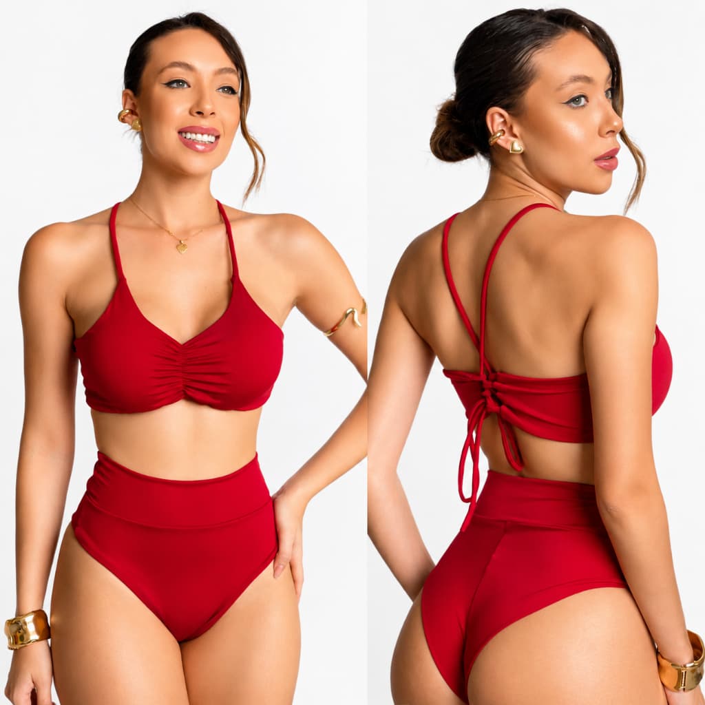 Biquini Plus Size Calcinha Fio Dental Asa Delta Para Gordinhas Cortininha Bikini Plus Size Biquine Praia Piscina