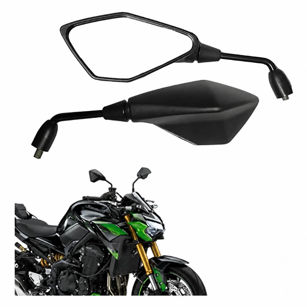 Retrovisor Mini Kawasaki Z400 Rebaixado 90º Honda Ou Yamaha Renascença