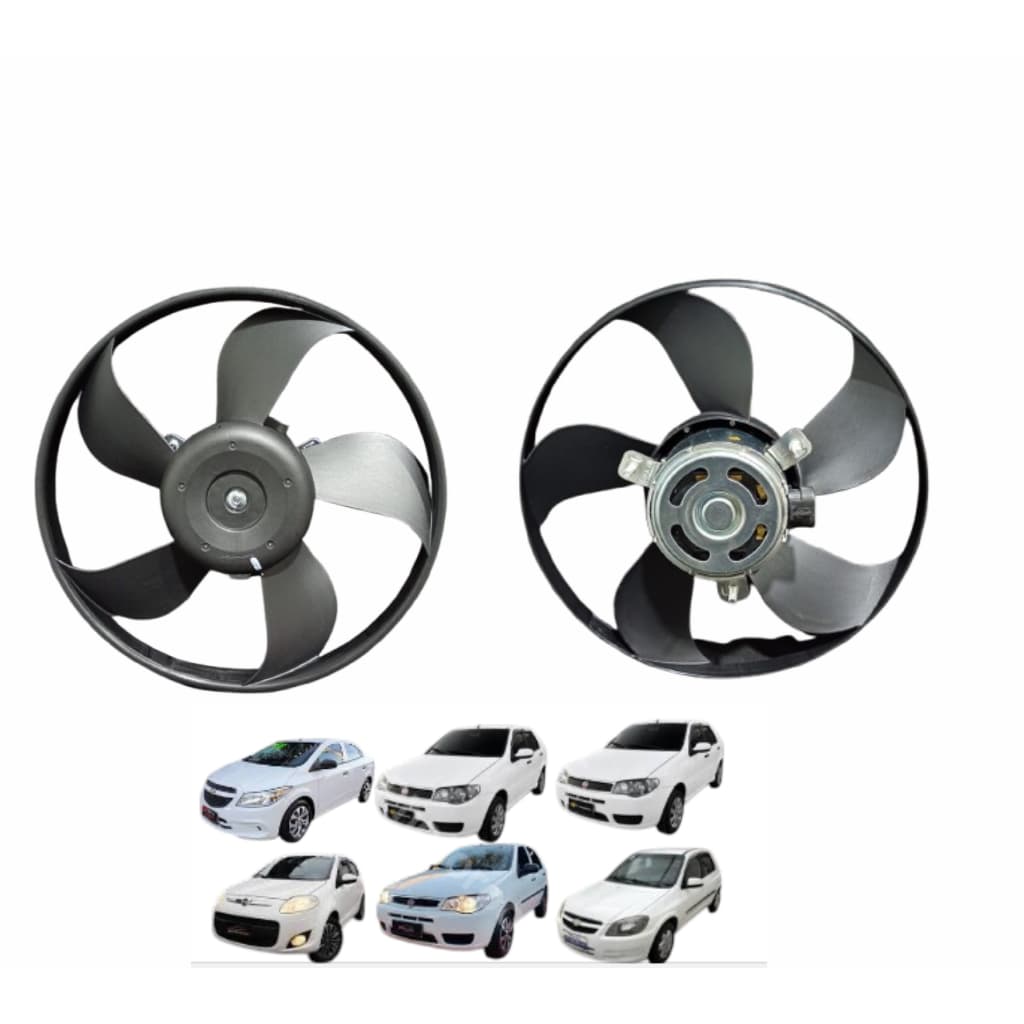 MOTOR E HELICE DA VANTOINHA DO RADIADOR STRADA C/AR 1.3 1.4 1.6 1.8 2001 2002 2003 2004 2005 2006 2007 2008 ... 2020