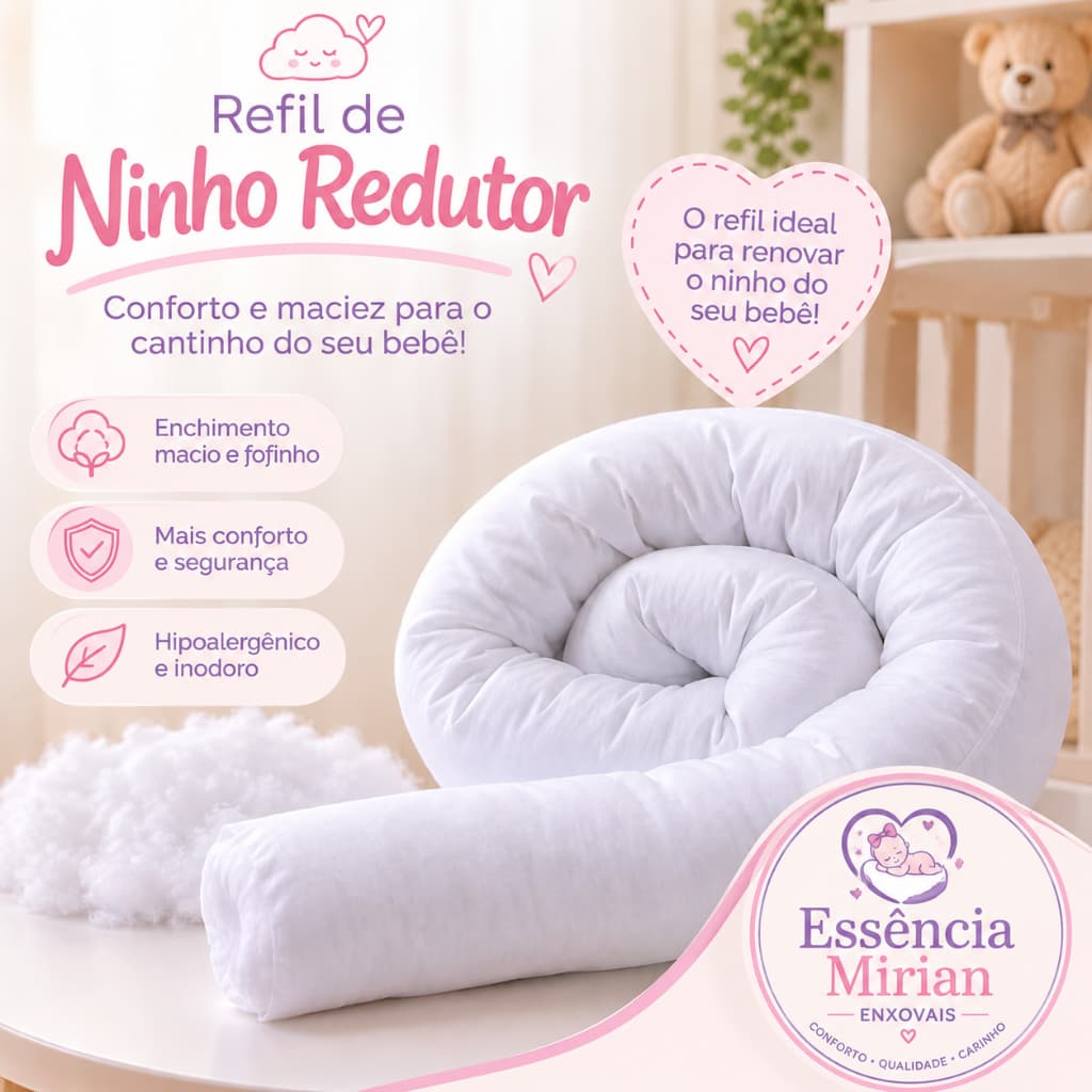 Refil para Ninho Redutor de Bebê – Conforto, Higiene e Praticidade