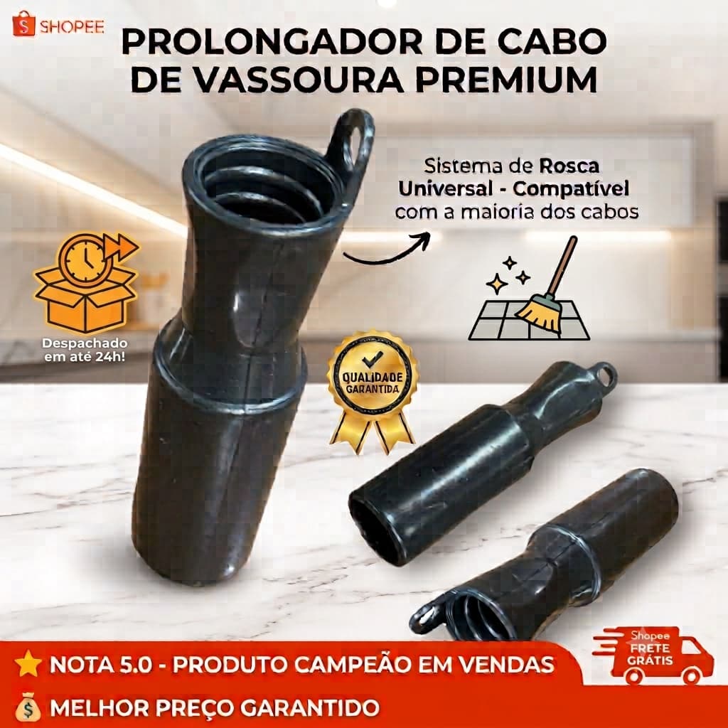 Junção para cabos - prolongador 3 unidades