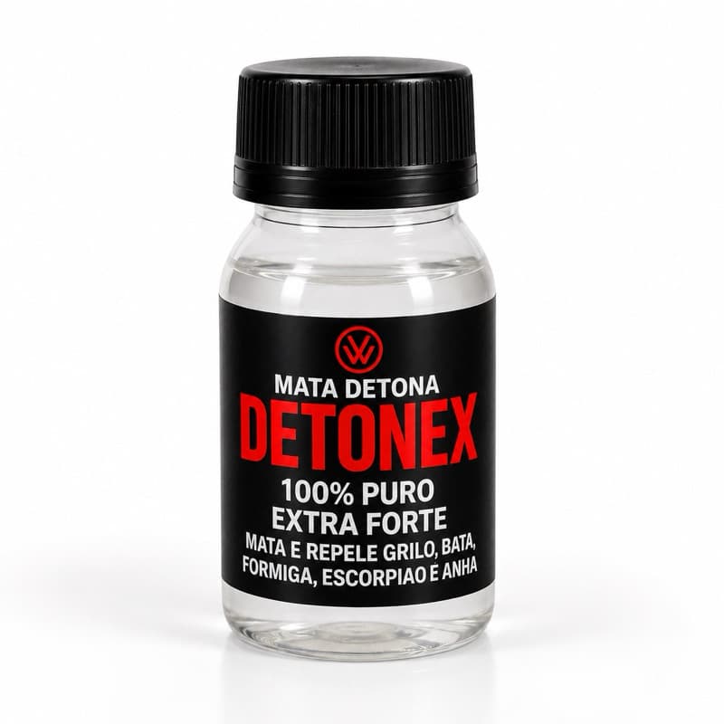 Detonex 30ml Controle de Baratas Francesinhas Fácil Aplicação Alto Rendimento