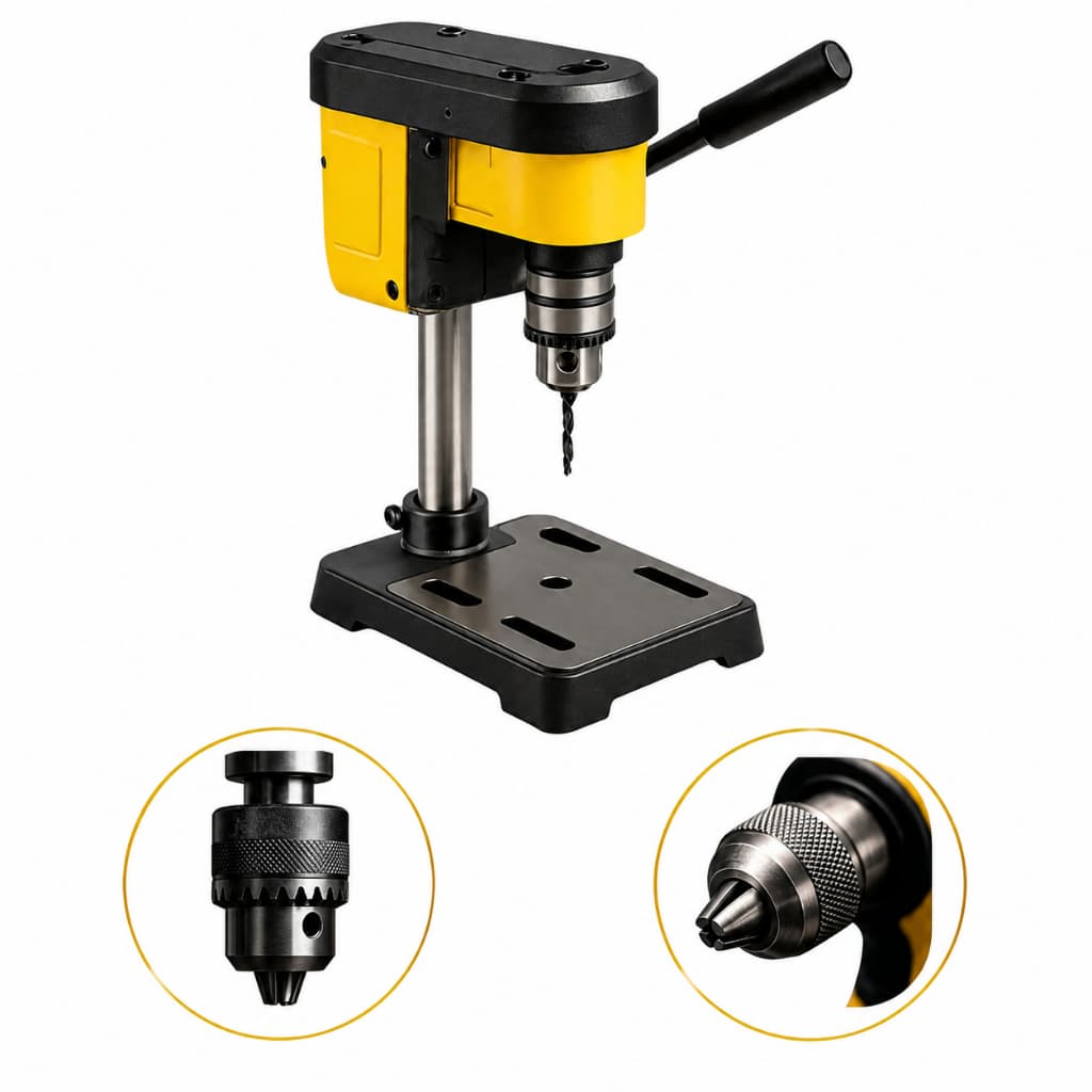 Mini Furadeira de Bancada Recarregável Bivolt 2800rpm LED