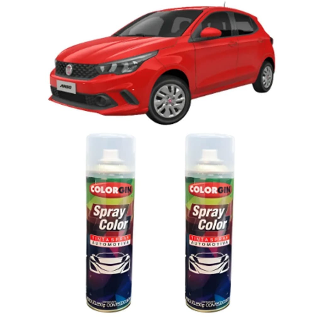 Tinta Automotiva Spray Vermelho Alpine Fiat