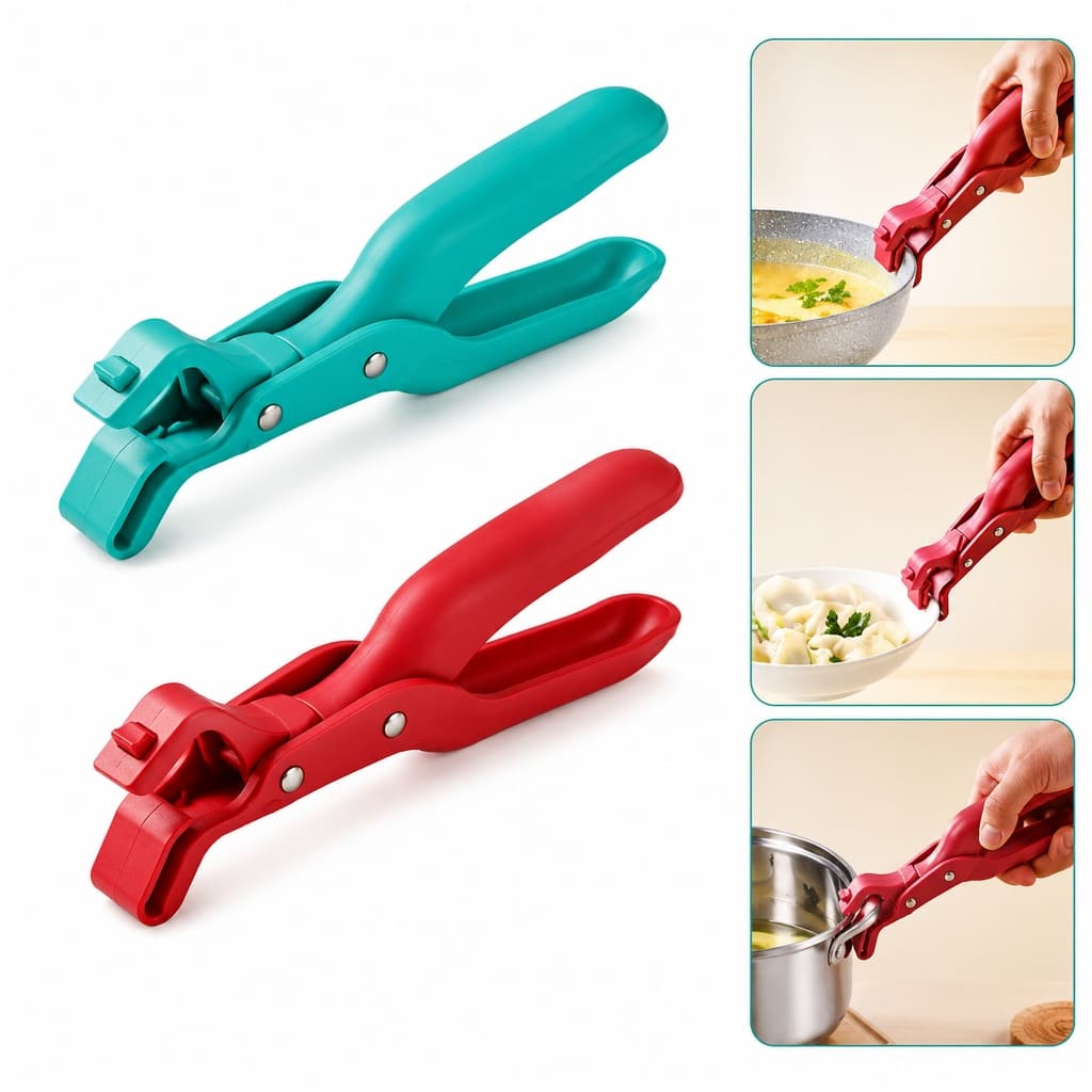Pegador de Panela Silicone Cool Gripper Proteção Térmica - (ENVIO CONFORME ESTOQUE!)