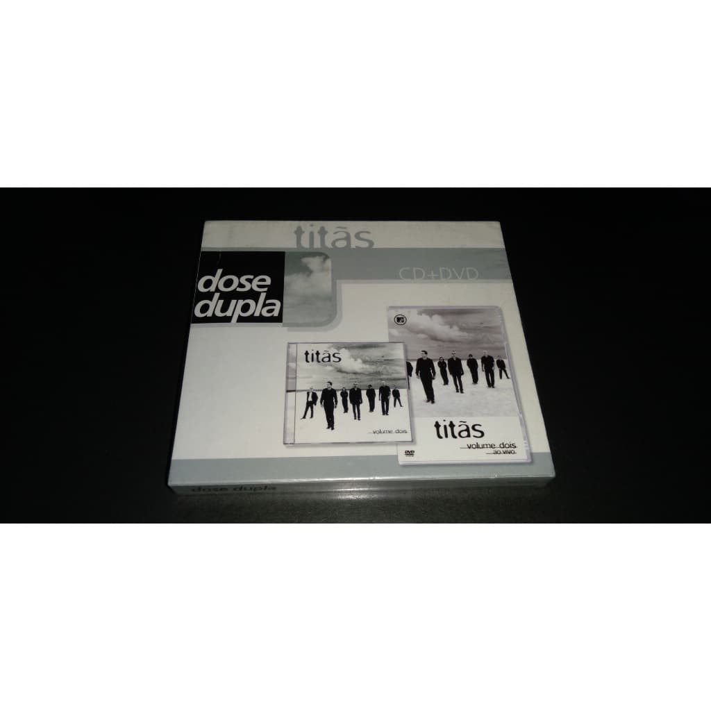 Titãs Volume Dois Box DVD + CD Coleção Dose Dupla 2005 Luva