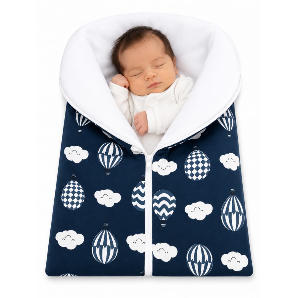 saco de dormir casulo para bebê com ziper estampas menino e menina tamanho P