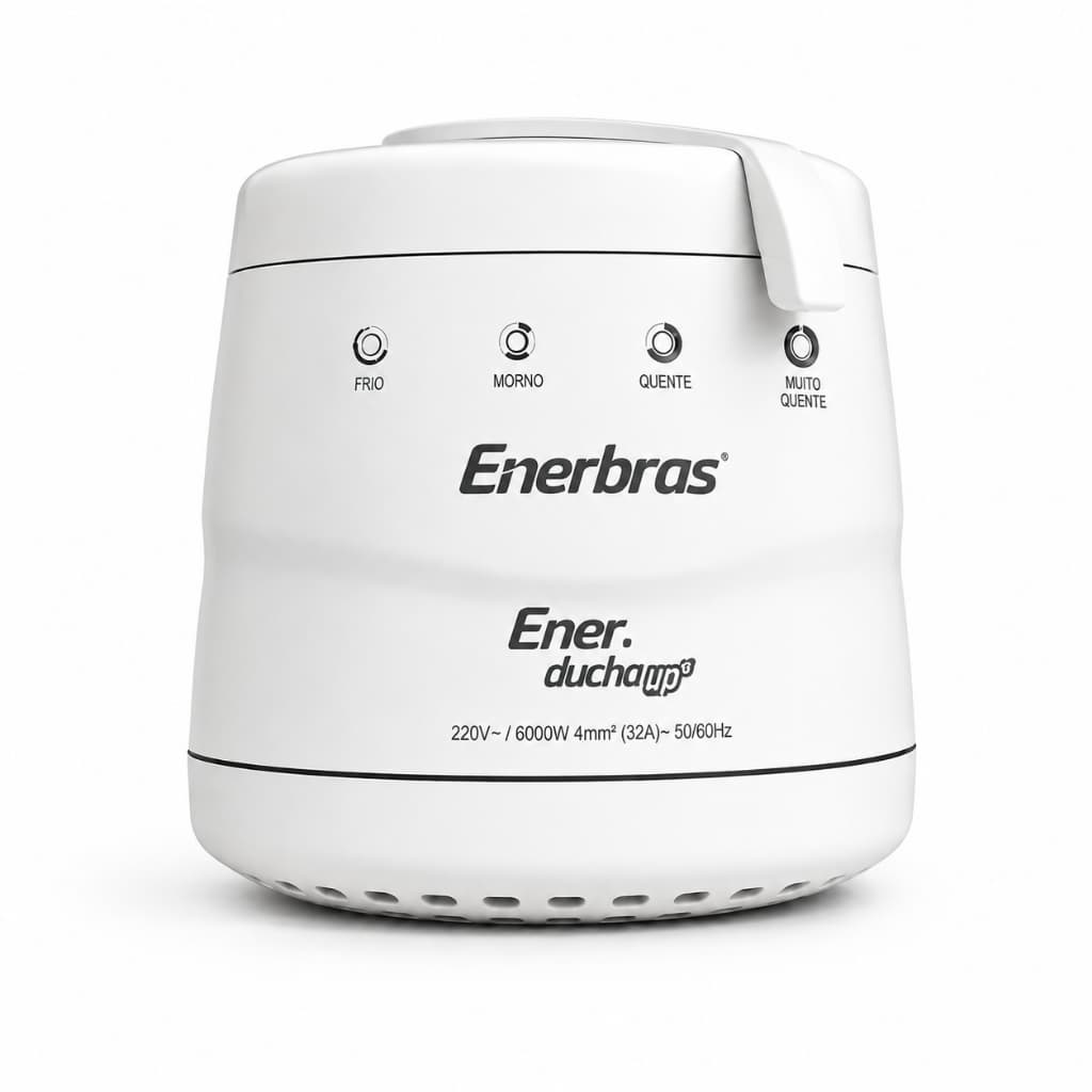 Chuveiro Elétrico Fixo Enerbras Enerducha UP4 6800W 220V Branco