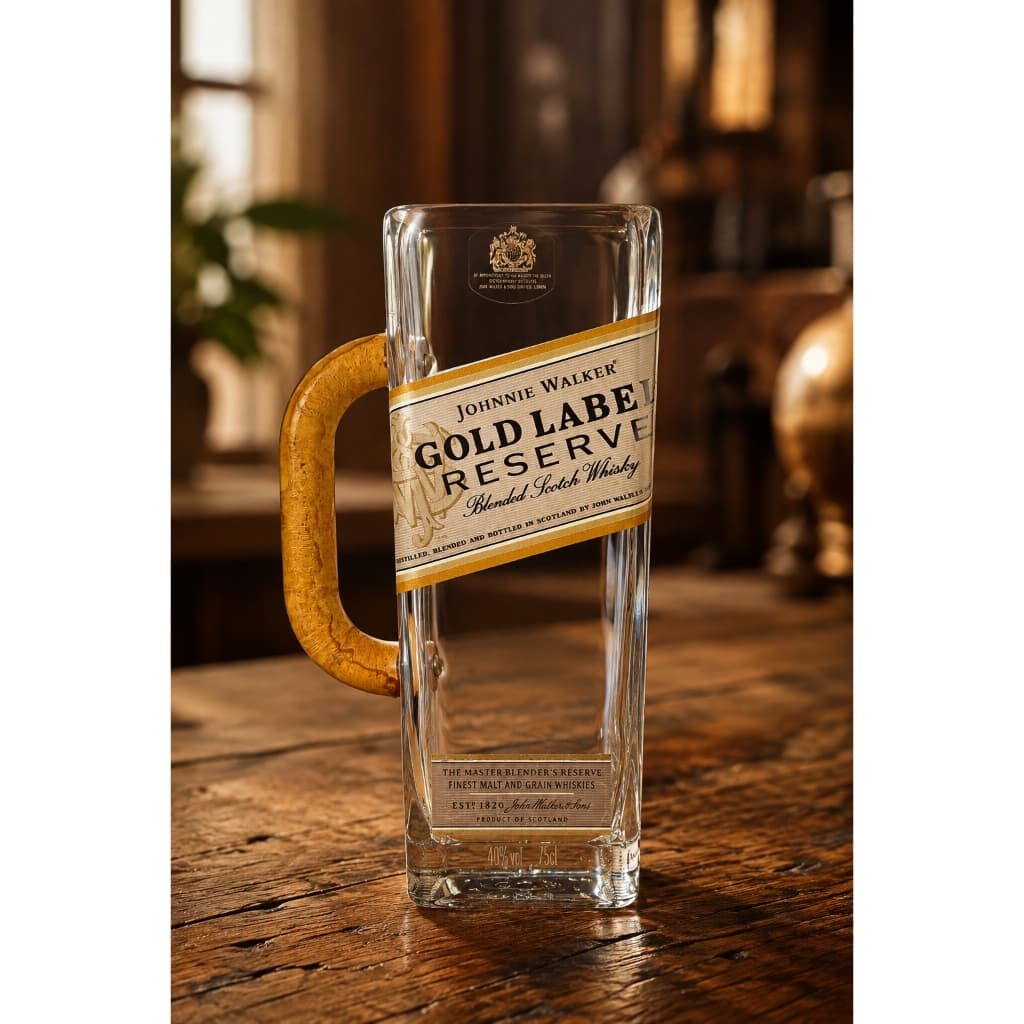 Caneca Artesanal Gold Label MDA Personalizada Presente Criativo Resistente à Água Festa Família Amigos