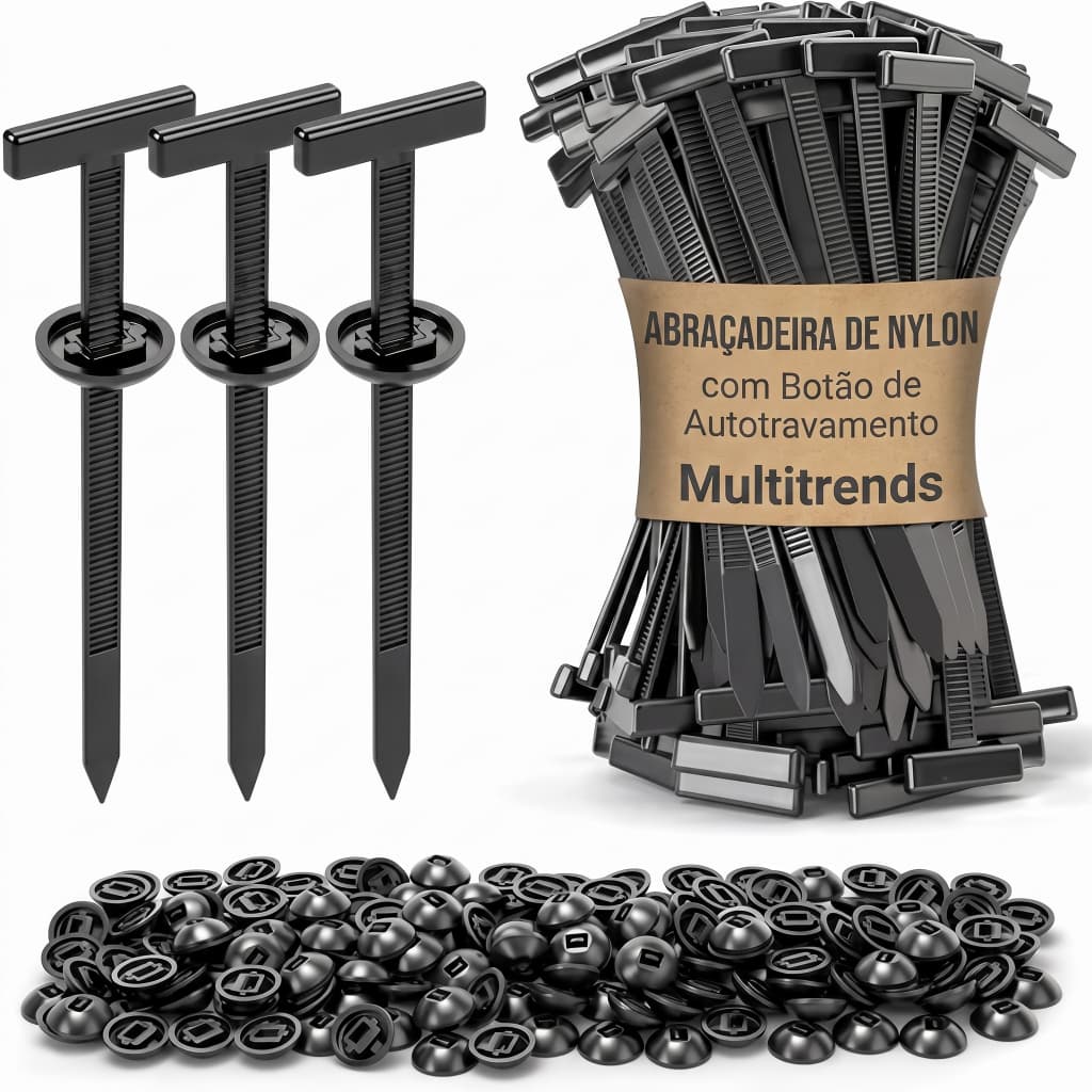 20/50/100 Abraçadeira de Nylon com Botão de Autotravamento Reparo Carros Motos Manutenção Parachoque Paralamas
