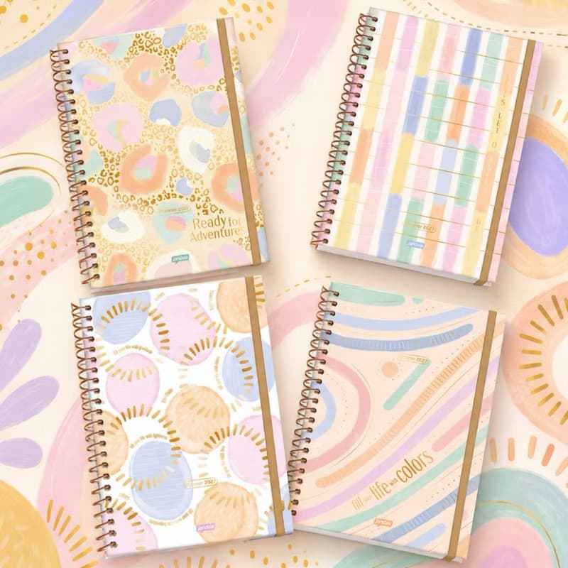 Agenda Planner College 2027 La Creme 160 Páginas 70g Tamanho 175 X 242mm Jandaia.