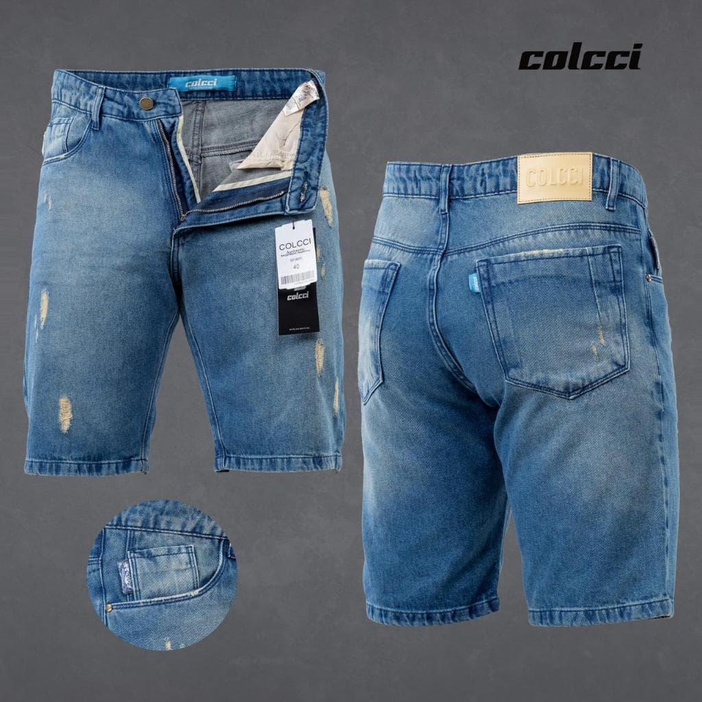 Bermuda Jeans Masculina Premium – Confortável, Estilosa e Versátil